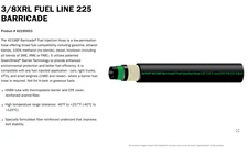 Gates Barricade Fuel Injection Hose 3/8 inch ID, Sold in 25 FOOT INCREMENTS