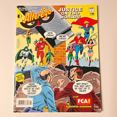 ALTER EGO Comic Magazine Issue #93 May 2010 Justice on Two Worlds