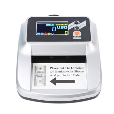 #ad Money Bill Counter Machine Cash Checking Counting Counterfeit Detector UV MG usa $65.92