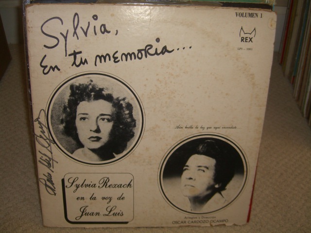 Juan Luis Interpreta Sylvia Rexach Sylvia en Tu Memoria LP in - Main Image