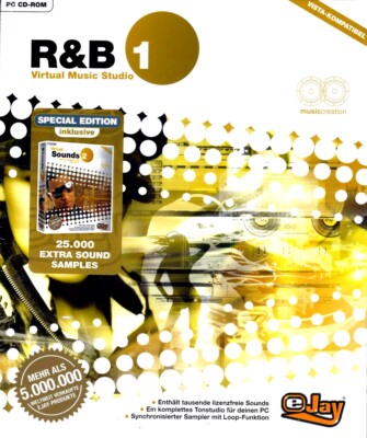 eJay R&B 1 Virtual Music Studio + Virtual Sounds 2 (+25.000 Sound Sample extra)