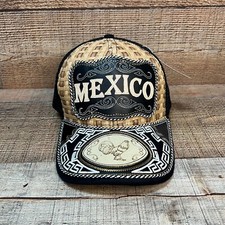 Cap Mexico Hat Artisanal Mesh Snap Back Mexic...