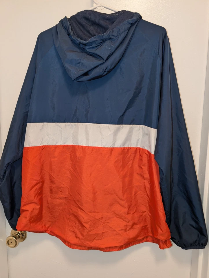 Russell Athletics Vintage Color Block Windbreaker Jacket XL Extra Large Y2K Dad - Image 2 of 4