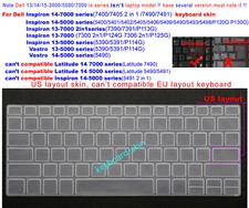 Keyboard Skin Cover for Dell Inspiron 14-7490 7400 7405 Vostro 5390 5391 P114G