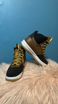 Nike Lunar Force 1 Duckboot Shoes Light British Youth 7 Y 882842