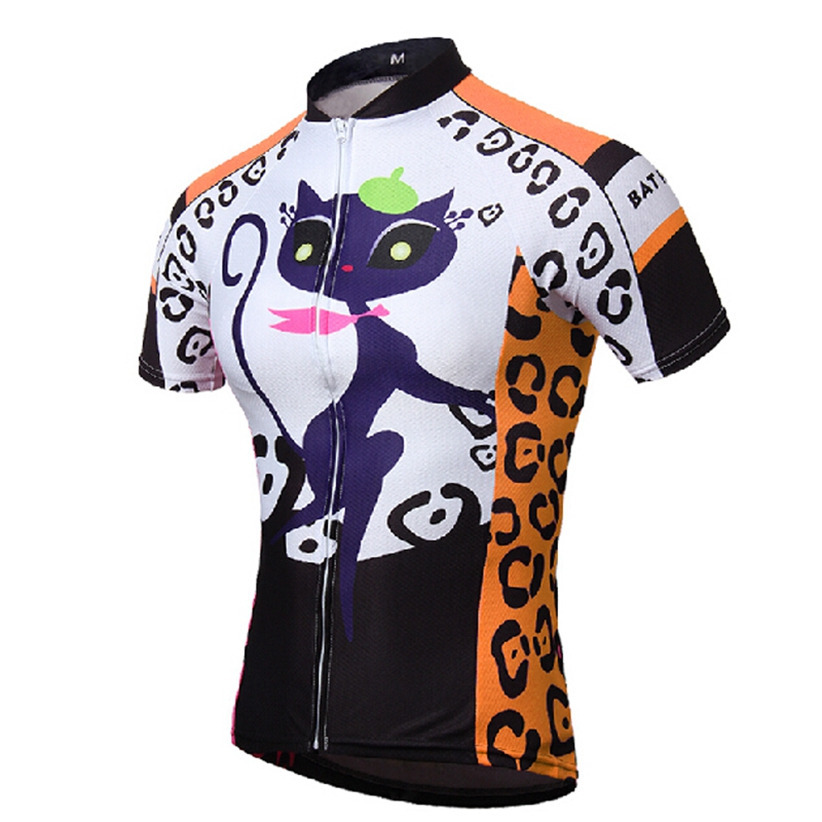 Women's Cycling Short Set Bicycle Jersey and Padded Bike Shorts Kit