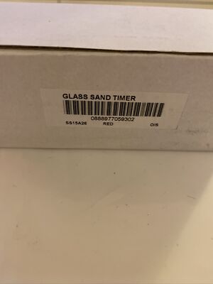 Supreme Glass Sand Timer SS15 Red Box Logo Rare New In Box | eBay