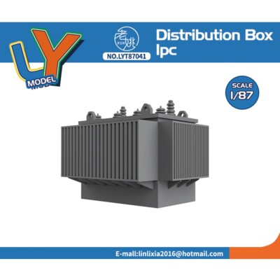 Yao's Studio LYT87041 1/87 HO Distribution Box For Model Railroads Display