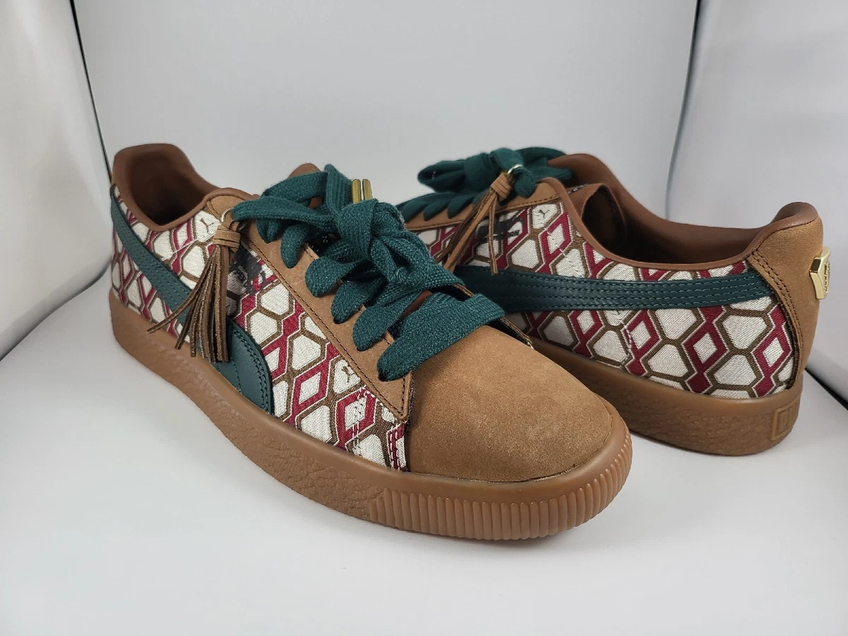 Puma Clyde x Tassle Dapper Dan Color Friar Brown 388170-01  display picture 3