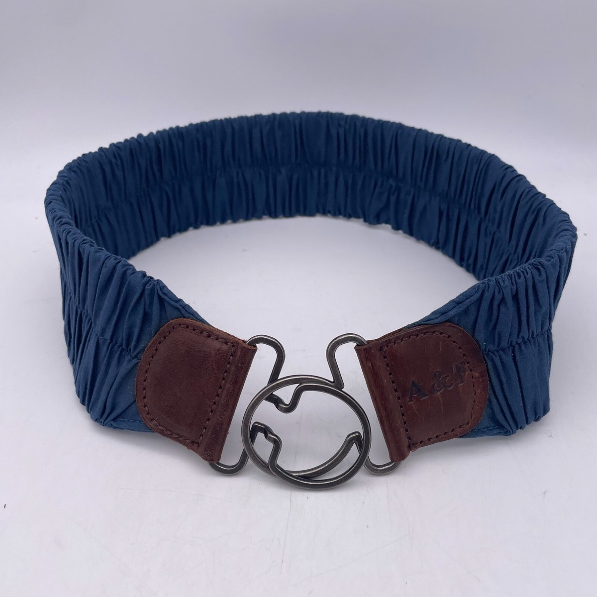 Abercrombie & Fitch Women's Smocked Stretch Blue Belt 29