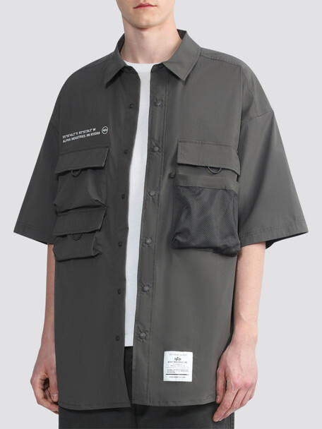 Темно-серая рыболовная рубашка Alpha Industries ETA52002C1 9690₽
