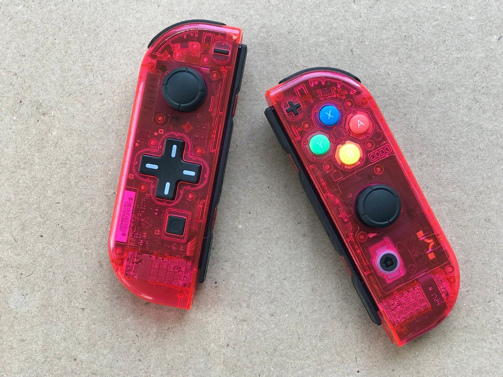 Controlador Joy Con Personalizado Nintendo Switch Joy-Cons Atómico  Transparente Púrpura D-PAD NUEVO