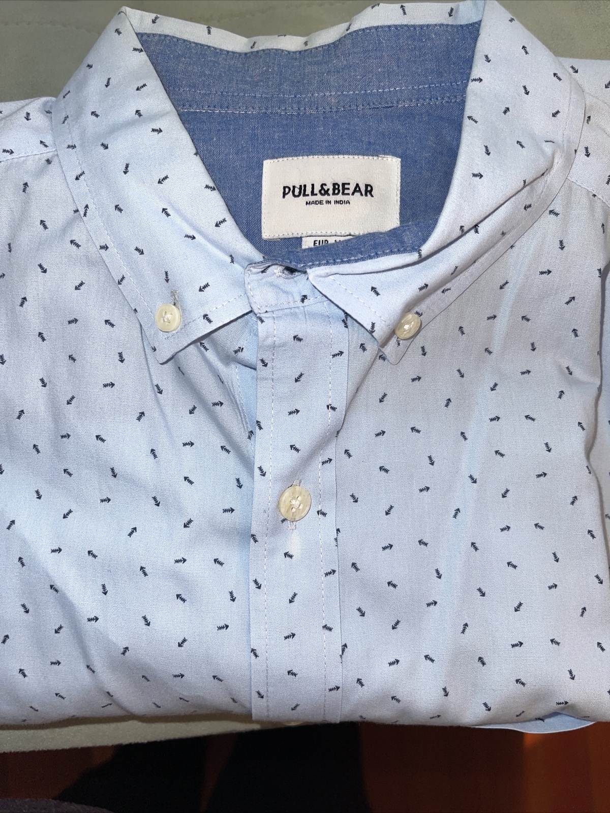 pull and bear short sleeve shirt