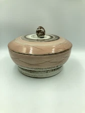 vintage santa anita ware large casserole ~ vreni ~ 9" w/lid! - VGC tiny chip :(