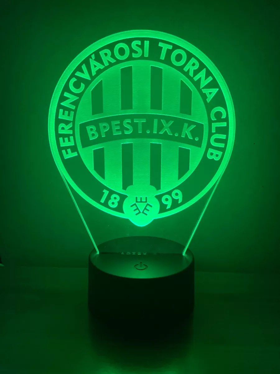 3D LED night light lamp - Ferencvarosi TC