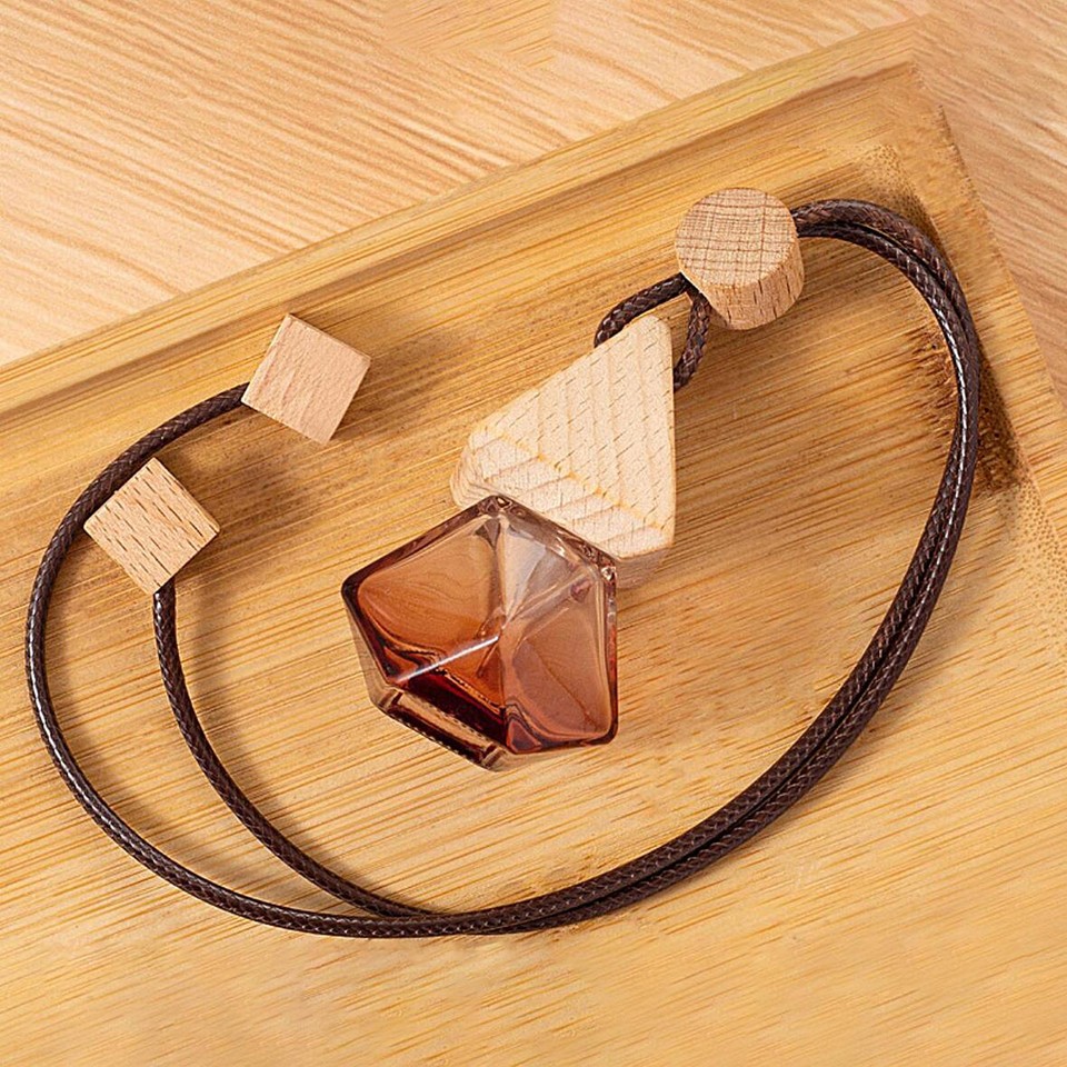 Car Air Freshener Diffuser Empty Bottle 8ML Perfume Container Ornament