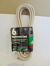 Carol Cable Co. 6 Ft. Replacement Cord, Cat. No. 24156