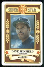 1982 Perma-Graphics Super Star Credit Cards #150-SS8214 Dave Winfield