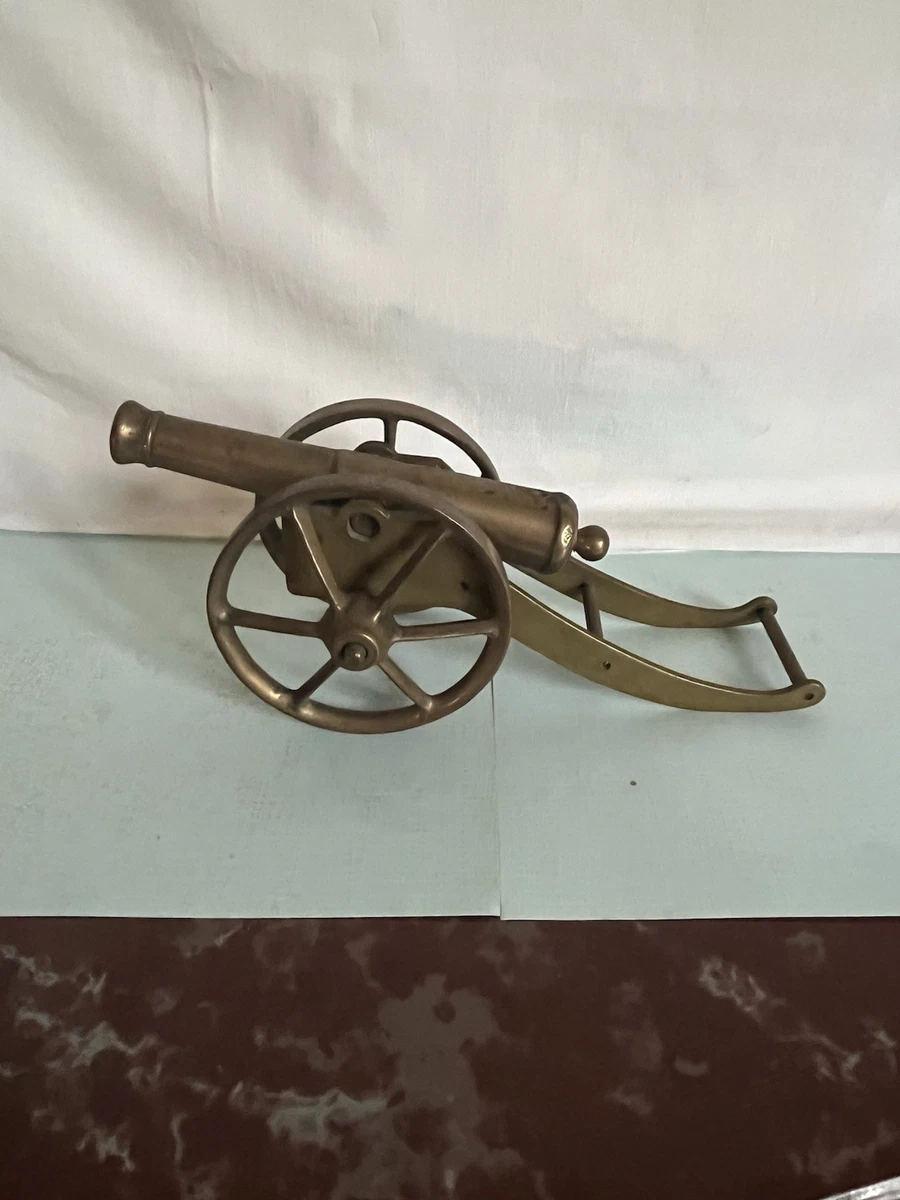 Maquette De Canon Bronze Artillerie Rempart Forteresse Paul Allard Xixe