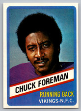 1976 Wonder Bread #2 Chuck Foreman Minnesota Vikings