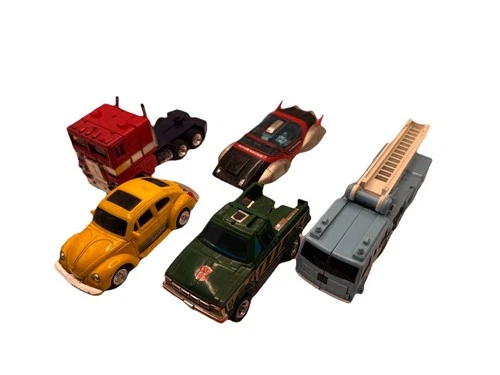 Vintage Transformers Lot Optimus Prime VW Beetle Bug Robots Parts Repair