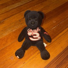 Team Speed Bears NASCAR Dale Earnhardt Plush Teddy Bear Beanbag Collectible 3