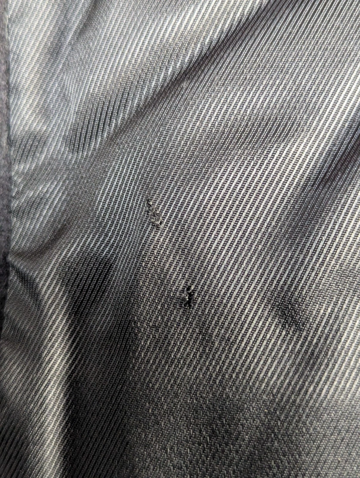 Hickey Freeman Coat Mens 44 Long 100% Wool Black Overcoat Jacket- Union Made - product detail image 18
