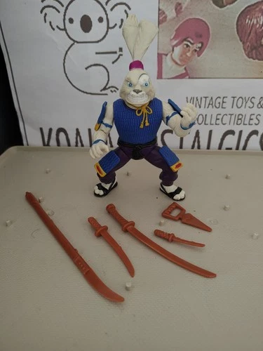 Vintage TMNT Ninja Turtles Figure Usagi Yojimbo 1989 COMPLETE