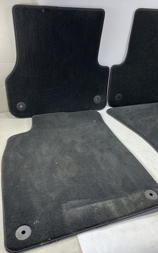 Juego de 4 alfombrillas negras 4G1 863 691 A QA5 para Audi A6 A7 OEM - Imagen 4 de 17