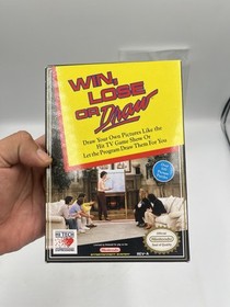 Win Lose Draw (Nintendo NES) Complete in Box CIB Near Mint