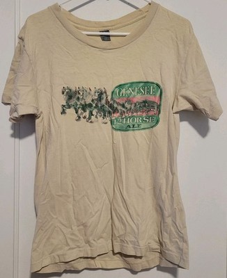 Genesee Bear 12 Horse Ale T shirt Vintage Single Stitch Retro Old School Distres