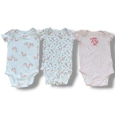 Carter's Baby Girl Short Sleeve Bodysuits 3-Pack