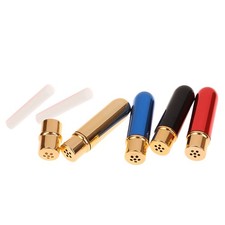 1pcs Replacement Aluminum Nasal Inhaler 5ml Empty Tubes With Cotton Wicks