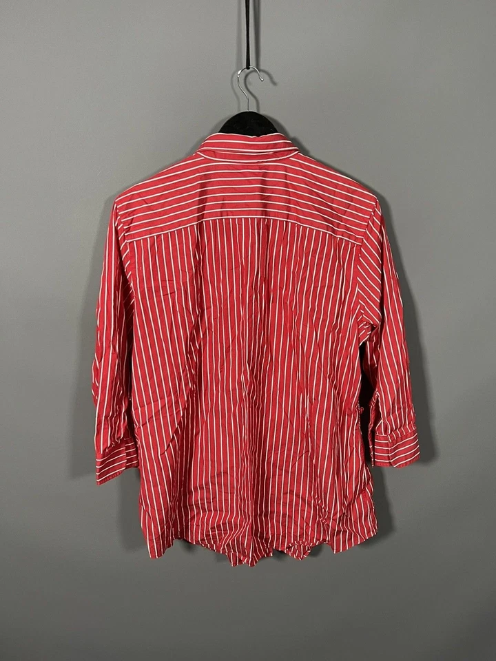 Camisa Ralph Lauren - Talla 1X - Roja - Rayas - Excelente Estado - Mujer’s Foto 3 de 3