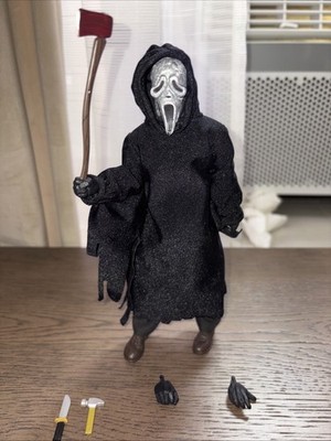 NECA Scream - Ghostface (8 inch) Clothed Action Figure Incomplete W/ Extra Stuff