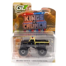 1983 Dodge Ram W350 Florida Hwy Patrol Kings of Crunch Hot Pursuit 1:64 Diecast