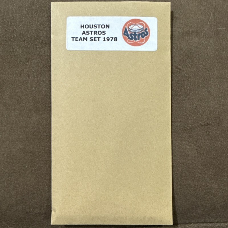 Strat-O-Matic Team Set Of 1978 Houston Astros