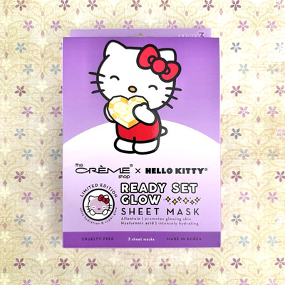 The Crème Shop x Hello Kitty Ready Set Glow Sheet Mask - 3PK  NEW!