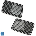 1970 & 1972 Buick Skylark GS Hood Chrome Grille Inserts Pair