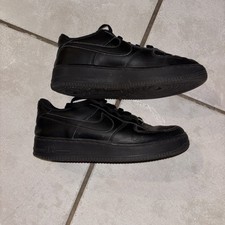 Big Kid's Nike Air Force 1 LE Black/Black-Black FV5951 001