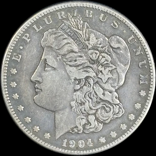 1904-S $1 Morgan Dollar - Raw VF - See Pictures