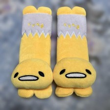 Sanrio Gudetama Seat Belt Cover Set 2 Pcs Cuddle Up New Cute
