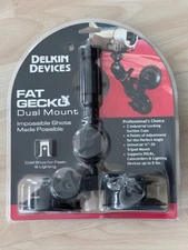 Delkin Devices Fat Gecko Dual Suction Mount for GoPro & Cameras 1/4"-20 Mount