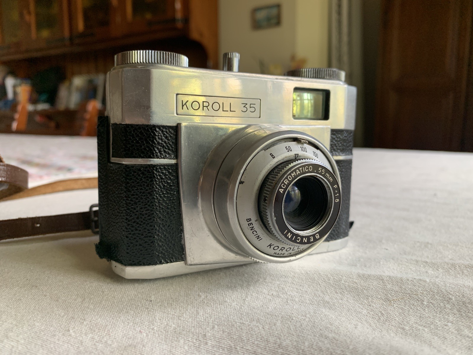 fotocamera analogica 35mm Bencini Koroll 35 Made in Italy