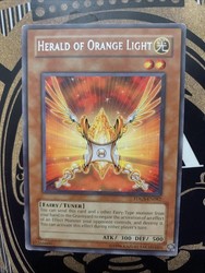 Herald of Orange Light TDGS-EN082 Rare Unlimited YuGiOh Card
