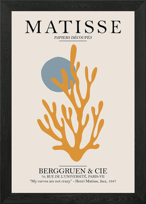 Matisse Framed Wall Art Poster Canvas Print Picture