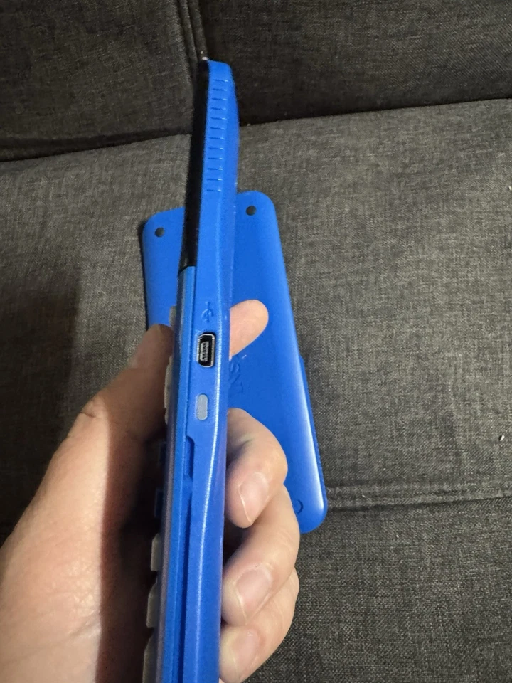 Texas Instruments TI-84 Plus CE Graphing Calculator Blue with Slide Cover Tested - Image 3 of 4