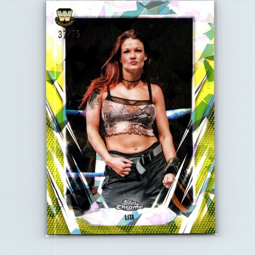 Lita #61 2026 Topps Chrome Sapphire WWE card