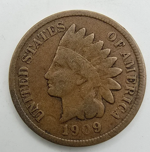1909 Indian Head Cent VG/F You Grade it! IHC Penny Type Coin Copper Free Ship!