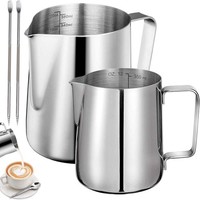 MilchkäNnchen Edelstahl 350Ml-600Ml AufschäUmer KäNnchen Barista Stift